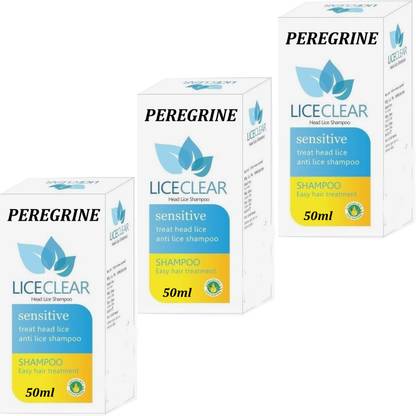 Peregrine LICE CLEAR SHAMPOO FOR HAIR PROTECTION FROM LICE PACK OF 50ml x 3