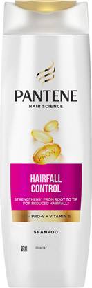 PANTENE Hair Science Hairfall Control Shampoo,lesser hairfall