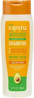Cantu Shea Butter Avocado Sulfate Free Shampoo with Avocado Oil 400ml (Made in USA)