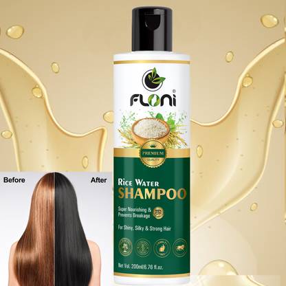 floni Fermented Rice Water & Bamboo Extract Shampoo for Strength & Hair Growth