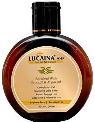 Lucaina Anti hair fall shampoo enriced with procapil & argan oil 200ml pack of 1
