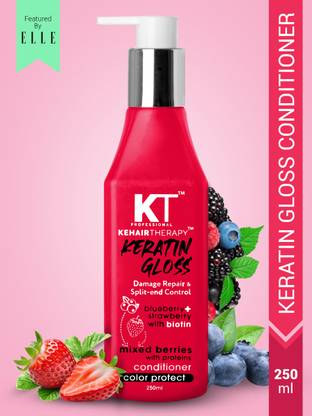 KEHAIRTHERAPY KT Professional Keratin Gloss Damage Repair & Split End Control Shampoo 250ml ( Protect Hair Color )