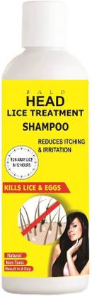 BALD HEAD LICE TREATMENT SHAMPOO | KILLS LICE & EGGS |REDUCES ITCHING & IRRITATION