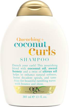 ogx Quenching + Coconut Curls Curl-Defining Shampoo, Paraben & Sulfate-Free