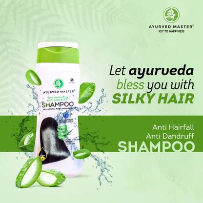 AYURVED MASTER Aloe Vera Shampoo – Reduces hair fall and dandruff – Removes excess oil from the scalp For a long time, aloe vera has been the go-to solution for all hair loss problems.
