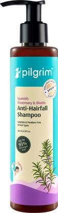 Pilgrim Spanish Rosemary Biotin Shampoo for Men & Women|Reduce Hair loss & Breakage