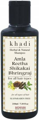 Satvayush Herbal & Natural Amla Reetha Shikakai Bhringraj Shampoo Total Hair Care