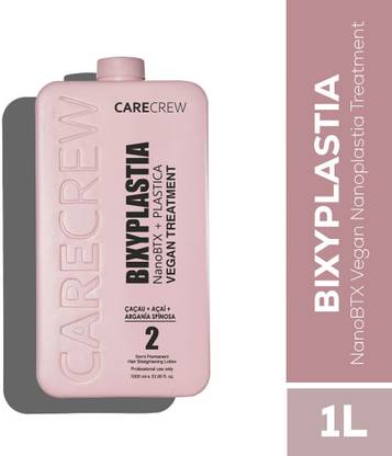 CARECREW COSMETICS Bixyplastia NanoBTX + Plastica 1st Vegan Hair Straightening Treatment -