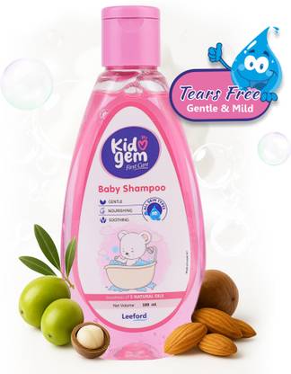 Kidogem Baby Shampoo for Kids Boys & Girls 100ml - Tear-Free | with 5 Natural Oils