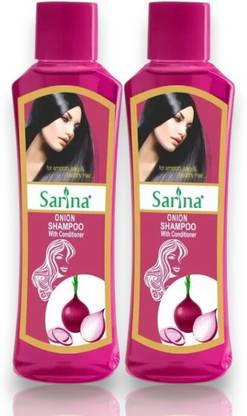 Sarina Onion Shampoo with Conditioner (Pack of 500mlX2)