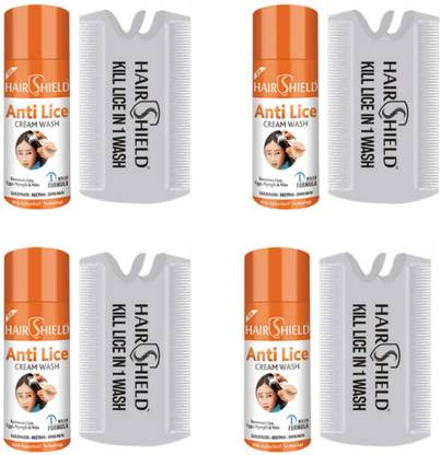 HAIRSHIELD anti hair care lice killer one wash lice remove