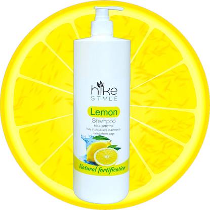 HIKE STYLES LEMON SHAMPOO 1 LITRE ( For Scalp Nourishment & Cooling Effect )