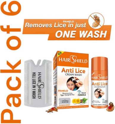 pamelo ANTI DANDRUFF SHAMPOO HAIR SHIELD ANTI LICE CREAM WASH