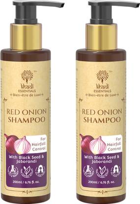 Khadi Essentials Onion Shampoo For Hair Growth & Hair Fall Control with Onion & Black Seed Oil