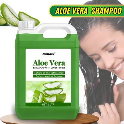 Sonavi Aloevera Shampoo for Anti-Hairfall, Hair Growth & Dandruff Control