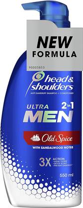 Head and Shoulders Ultra Men Old Spice, Mens 2 in 1 Anti Dandruff Shampoo and Conditioner