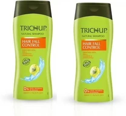 TRICHUP Hair Fall Control Natural Shampoo Helps to Thinning Hair (200ml)