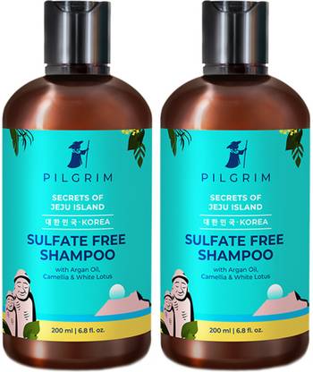 Pilgrim Sulphate Free Shampoo with Argan Oil (Pack of 2)