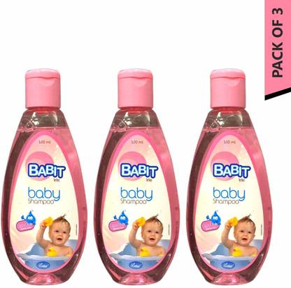 BABIT Baby Shampoo Tears free Gentle Care 100ml Pack of 3
