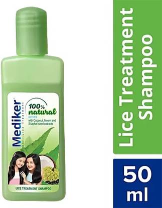 MEDIKER Lice Treatment Coconut, Neem, 100% Natural Shampoo