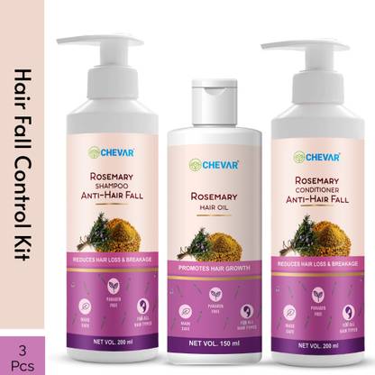 Chevar Rosemary Anti-HairFall Crontrol Kit