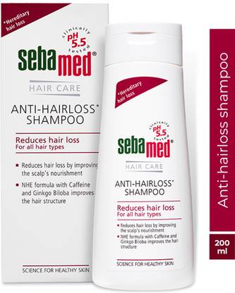 Sebamed Anti- Hairloss Shampoo|pH 5.5| Reduces Hair Loss |