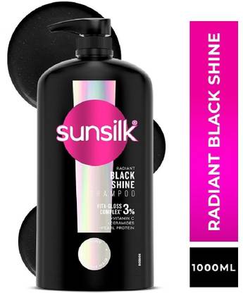 SUNSILK Radiant Black Shine Shampoo
