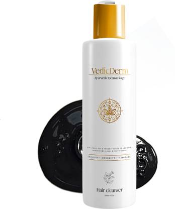 Vedicderm Charcoal Shampoo for Psoriasis & Sensitive Scalp