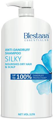 blestaaa essentialss Smooth & Silky Anti Dandruff Shampoo for Softer and A Smoother Hair