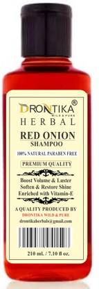 drontika Herbal Red Onion Shampoo/Hair Cleanser Promote Hair-Regrowth