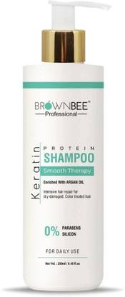 brownbee Keratin Protein With Argan Oil Shampoo (250 ml)