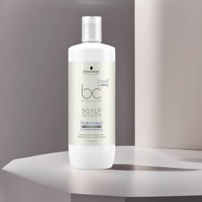 Schwarzkopf Professional Boncaure Scalp Genesis Purifying Shampoo with Vitamin B3 For Oily Scalp 1000ml