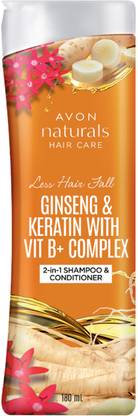 AVON Naturals Ginseng Shampoo & Conditioner with KERATIN &Vitamin B Complex (set of1)