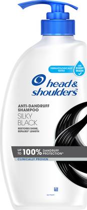 HEAD & SHOULDERS Silky Black Anti-Dandruff Shampoo for Dry or Frizzy Hair