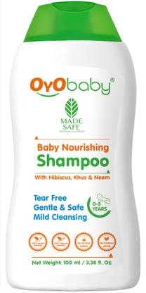 Oyo Baby Baby Shampoo For New Born Baby With No More Tears Formula With Hibiscus & Khus Khus, No Parabens & Alcohol Nourishing Baby Shampoo