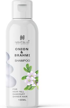 NightBlue Naturals Onion Brahmi Shampoo For Hair fall dandruff Itching Stronger Hair