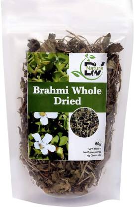 DV Nature Brahmi Booti - Gotu Kola - Bacopa Linn - Indian Pennywort Dry Brahmi Leaves