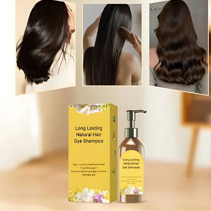 BLACYOU JAPANESE Natural Hair Dye Shampoo , BLACK