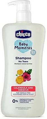 Chicco Baby Moments Shampoo for Tear-Free Bath times, New Advanced formula(500ml)