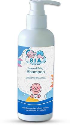 Sia Baby Shampoo - Gentle Cleansing, Tear-Free Formula for Soft, Healthy Hair