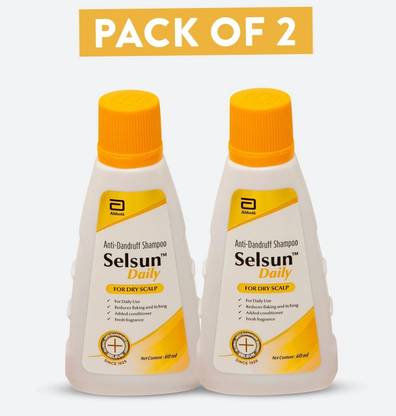 Selsun Daily Anti Dandruff hair Shampoo_120ml ( Pack of 2)