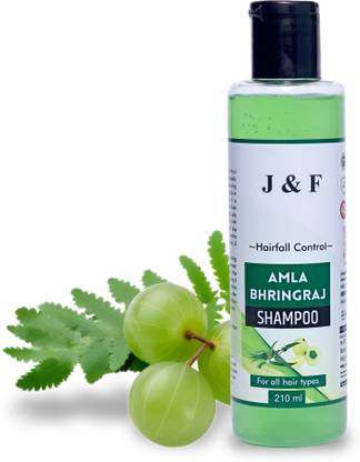 J & F Pure Natural Amla & Bhringraj Hair Cleanser/Shampoo Hairfall Control