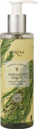 MANTRA Neem and Tea Tree Oil Dandruff Removing Hair Cleanser Suitable for Oily Scalp