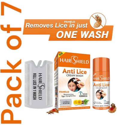 pamelo ANTI DANDRUFF SHAMPOO HAIR SHIELD ANTI LICE CREAM WASH