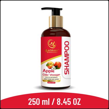 Aalman Professional Shampoo-Apple Cider Vinegar No Parabens & Sulphate For Growth Hair, Strong Hair