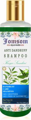 JOMSOM Ayurvedic advanced Anti-Dandruff Tea Tree & Neem Shampoo