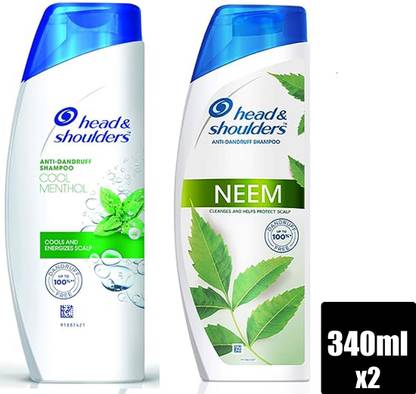 HEAD & SHOULDERS Cool Menthol And Neem Anti-Dandruff @340x2