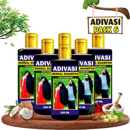 rosearth Original Adivasi Herbal Hair Growth Shampoo |Repairs Frizzy Hair Nourishment