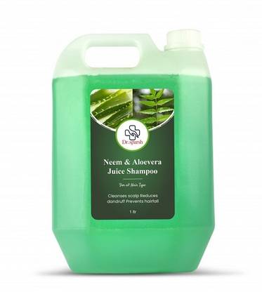 Dr.Sparsh Aloevera and neem juice shampoo For Smooth shine and longer shampoo -1Ltr Pack