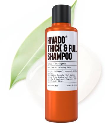 HIVADO Thick & Full Shampoo - Boost Hair Density, Strength - Non-Toxic